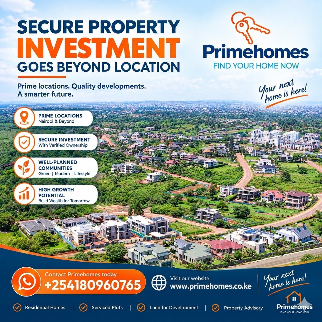 Prime 1/8 acre plots for sale at Zuri Springs Juja Gatundu Road by Primehomes